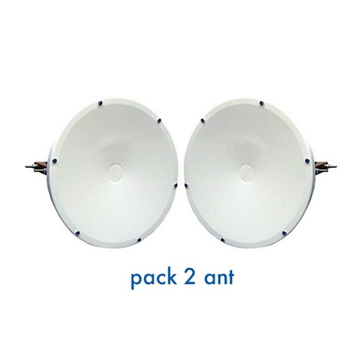 [WRL-JRC-24ESX] Jirous JRC-24ESX - Pack 2 parábolas 5 GHz 24dBi Conectores N SISO